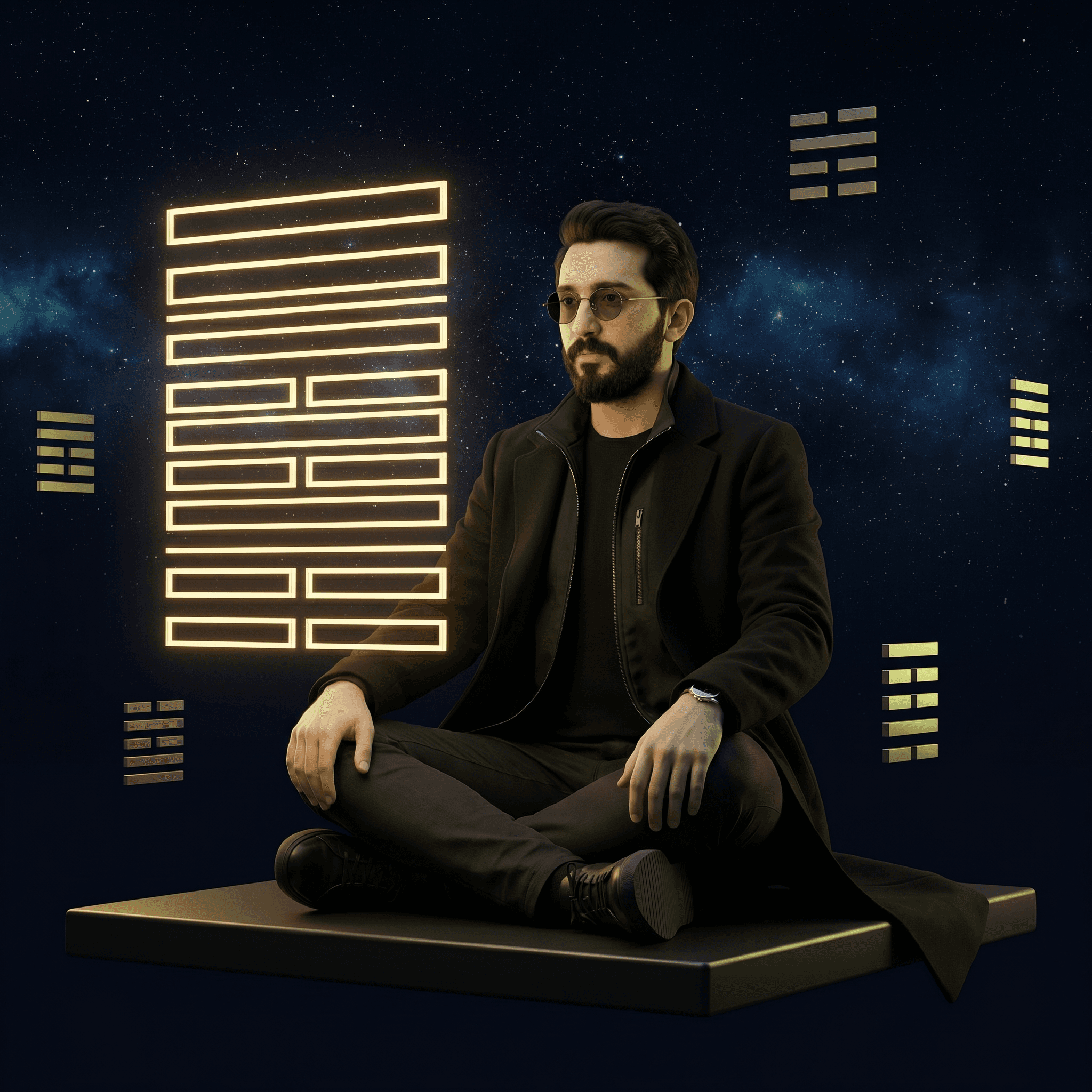 Mascot illustration: I Ching