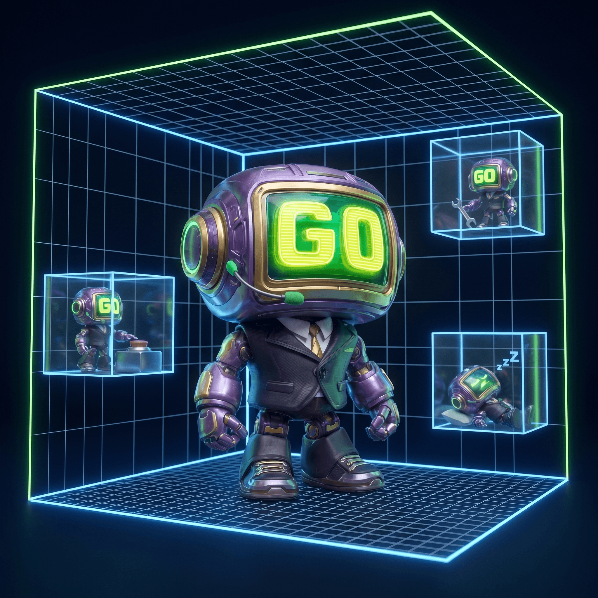Mascot illustration: Simulation theory