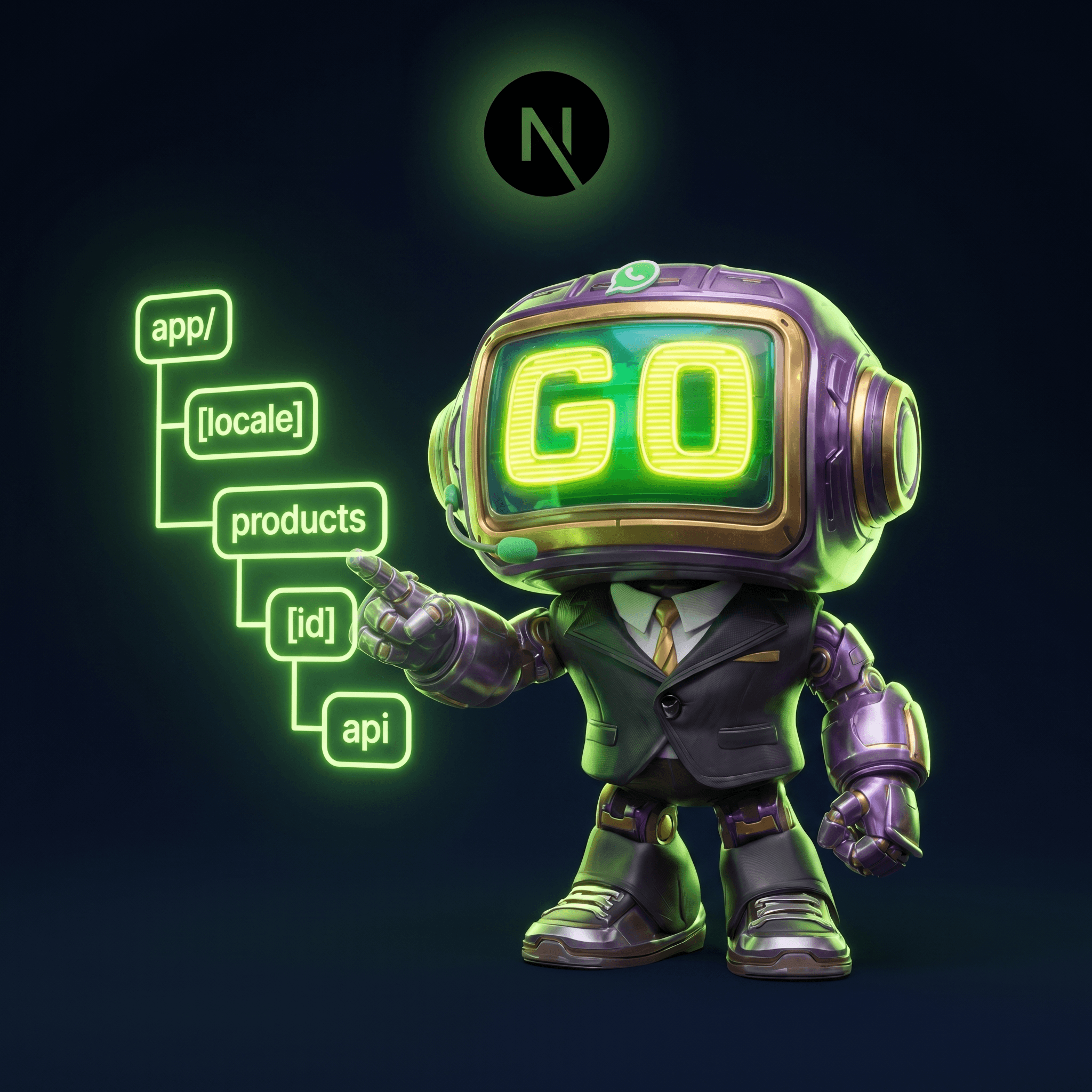 Mascot illustration · Next.js 16 (App Router)